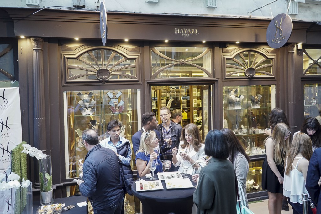 Cocktail at the flagship store, 1 cour du Commerce Saint André in Paris