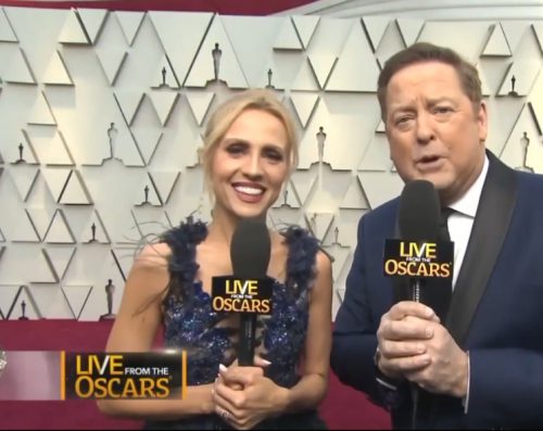 Jessica Holmes in hayari for the Oscars